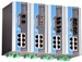 Switch med IEC 61850-3 og IEEE 1613 for DIN-skinne montering.