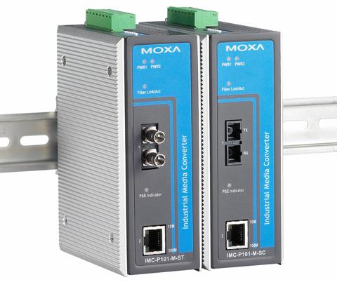 IMC-101 - PoE Media konverter fra Moxa