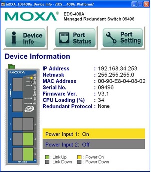 Ethernet/IP fra Moxa, EDS-405A-EIP og EDS-408A-EIP