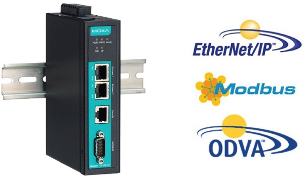 MGate 5105-MB-EIP - Modbus til EtherNet/IP Gateway fra Moxa
