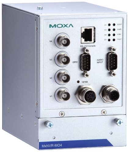 MxNVR-MO4 - 4-Channel Video Recorder fra Moxa