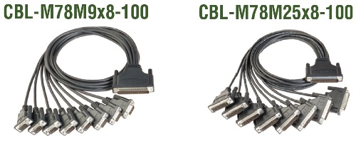 CP-118E-A-I og CP-138E-A-I / 8x RS-232/422/485 isoleret PCI Express