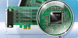 PCIe Sereielle kort fra Moxa, 2 til 16 porte